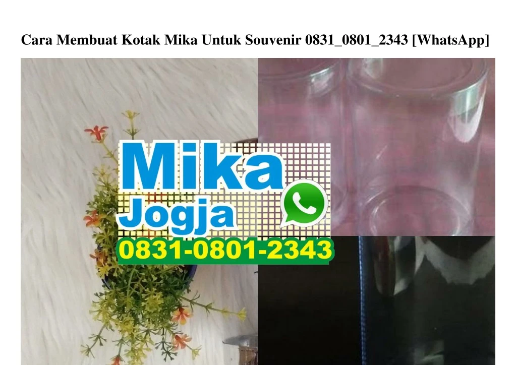 cara membuat kotak mika untuk souvenir 0831 0801