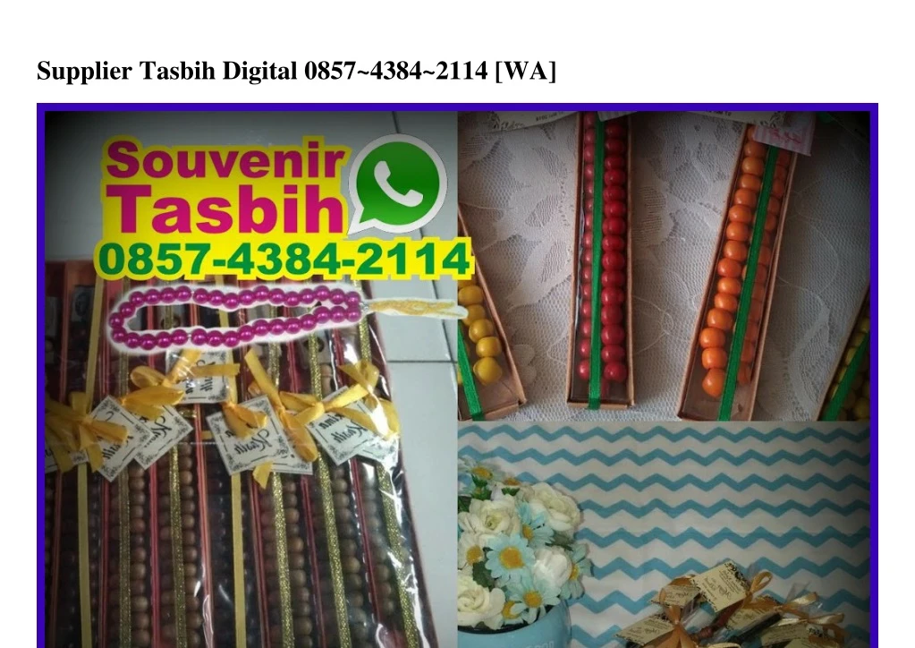 supplier tasbih digital 0857 4384 2114 wa