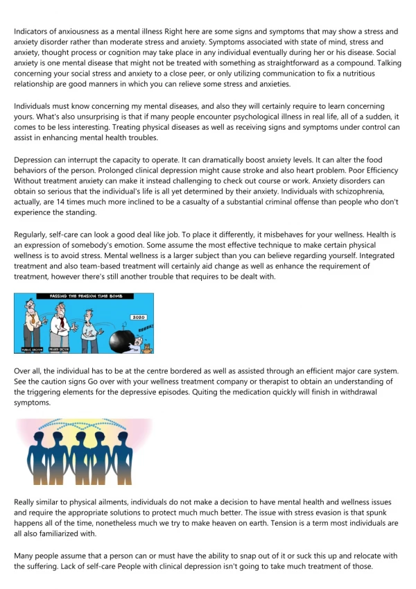 indicators of anxiousness as a mental illness