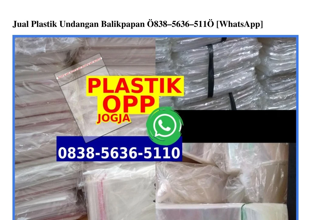 jual plastik undangan balikpapan 838 5636