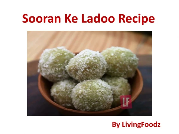 sooran ke l adoo recipe