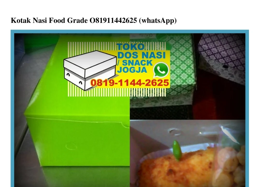 kotak nasi food grade o81911442625 whatsapp