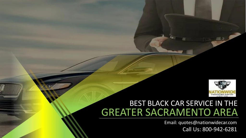 best black car service in the greater sacramento