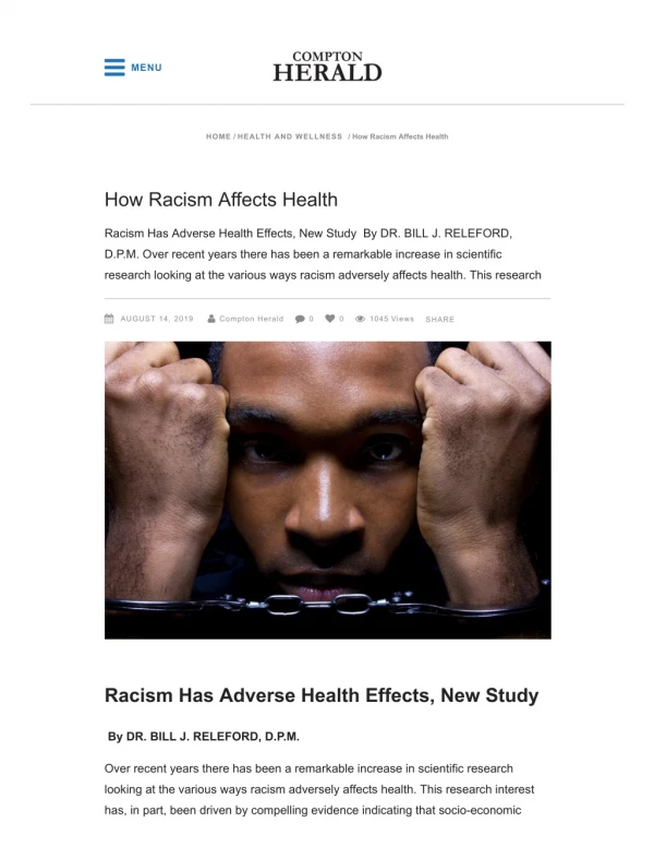 How Racism Affects Health