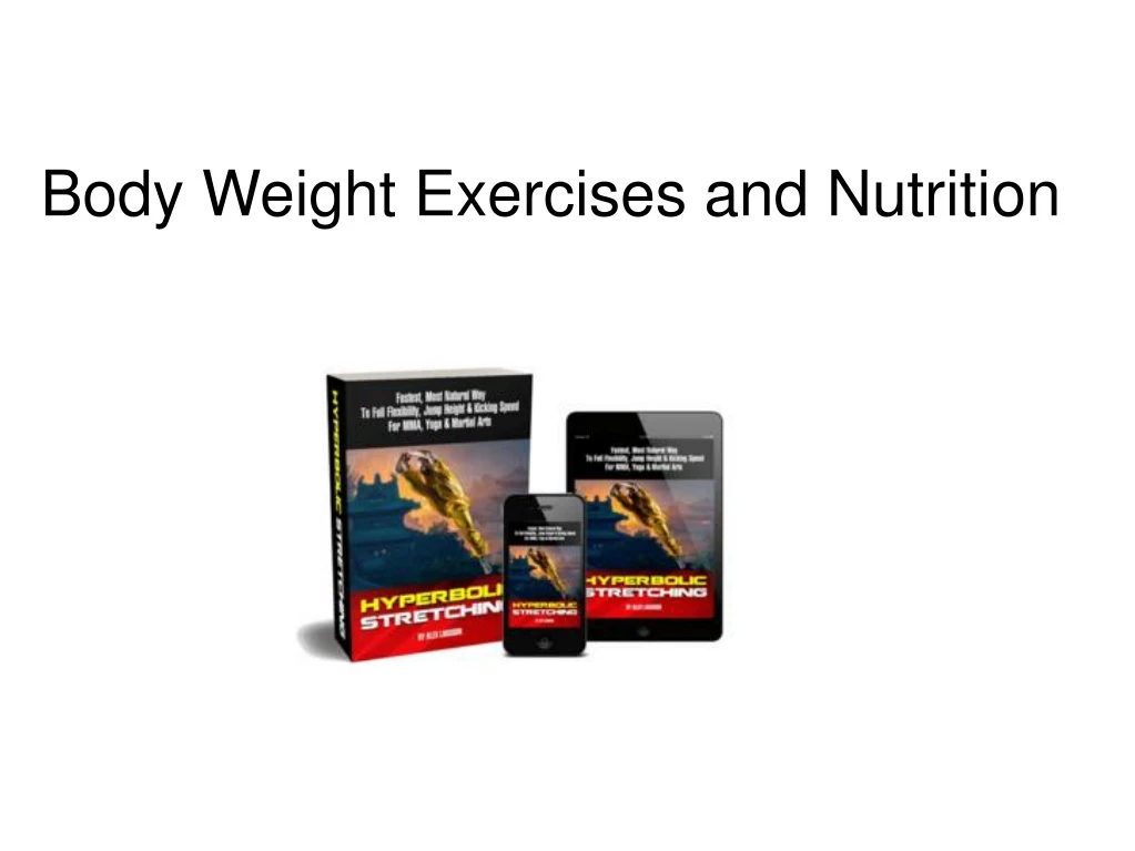 body weight exercises and nutrition