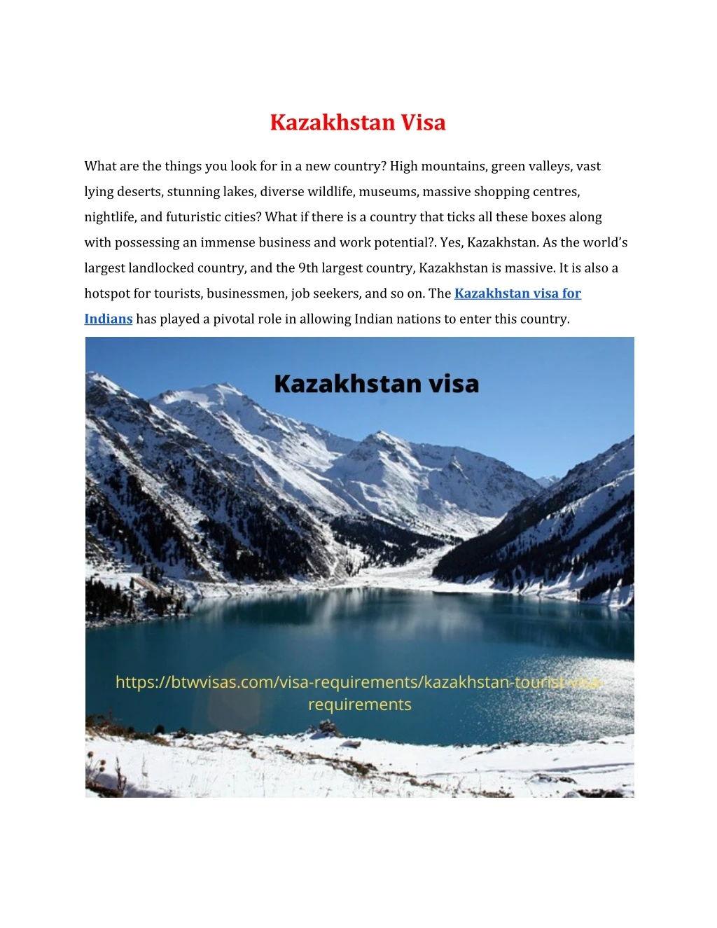 kazakhstan visa