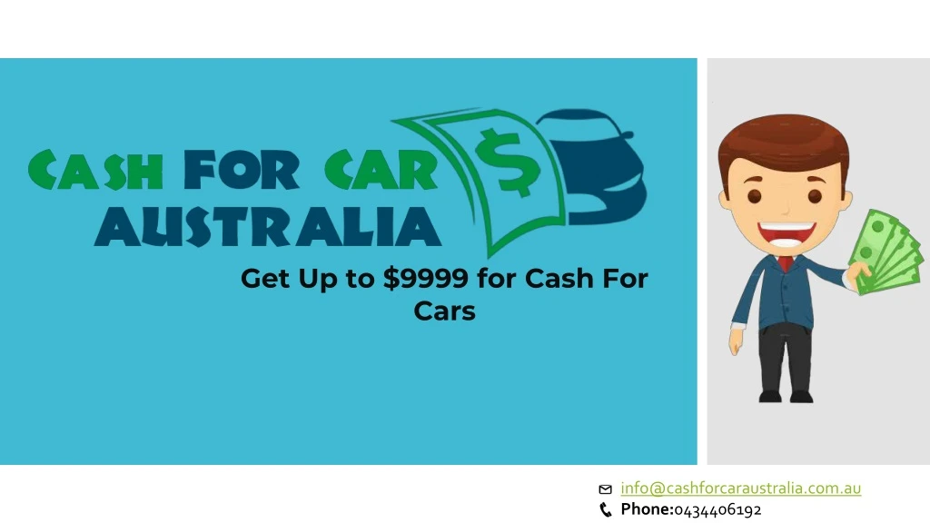 get up to 9999 for cash for cars