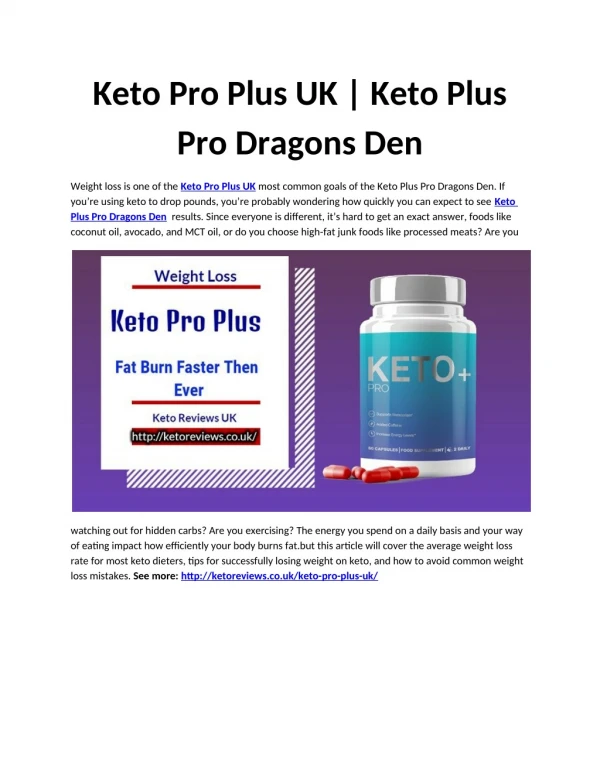Keto Pro Plus UK