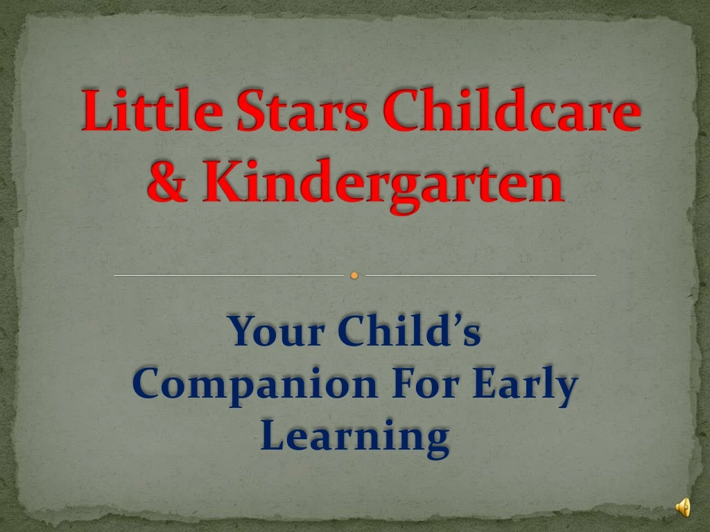 little stars childcare kindergarten