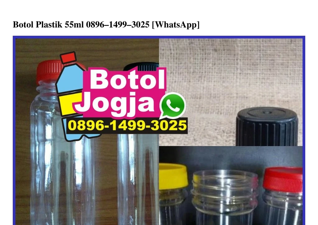 botol plastik 55ml 0896 1499 3025 whatsapp