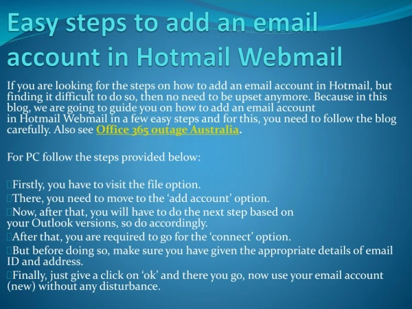 Hotmail Customer Support