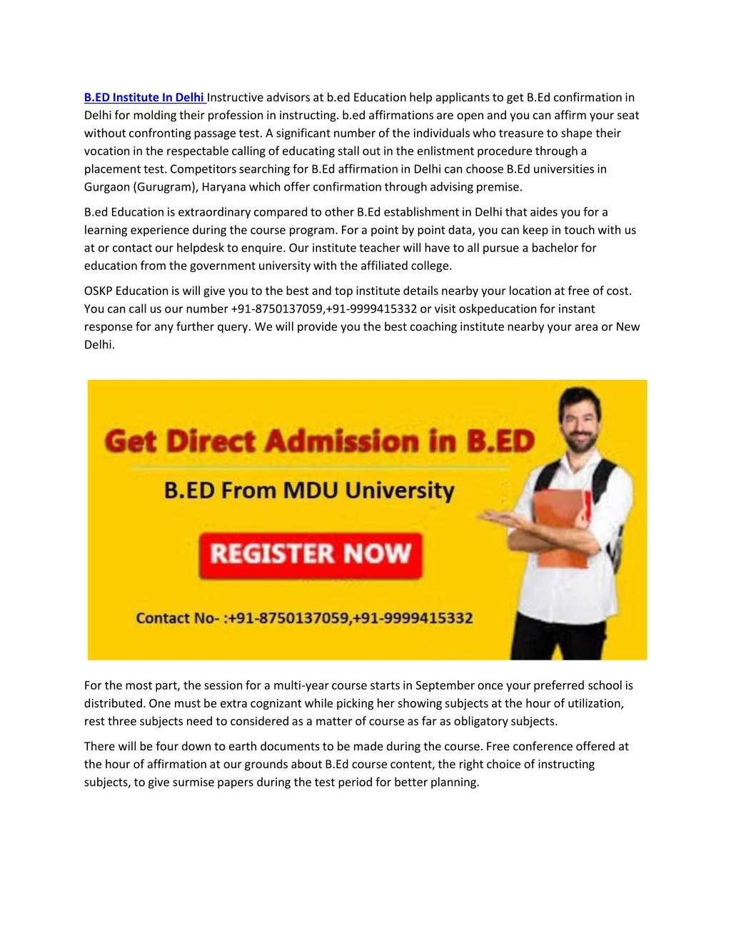 b ed institute in delhi instructive advisors
