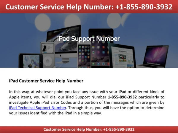 Best iPad Support Number 1-855-890-3932 USA | iPad Help Number