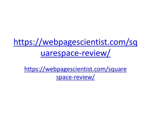 https webpagescientist com squarespace review