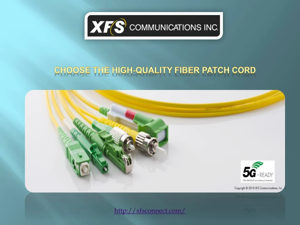 choose the high quality fiber patch cord