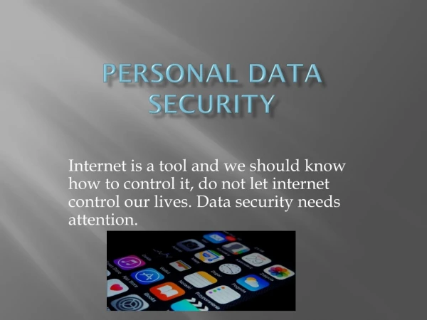 Personal Data Security Routines