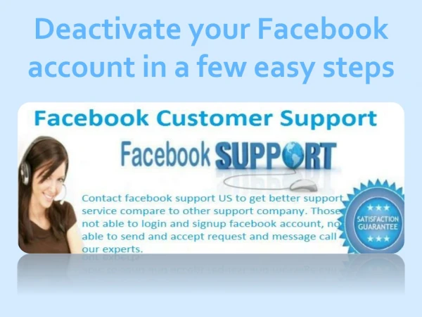 Deactivate your Facebook account in a few easy steps