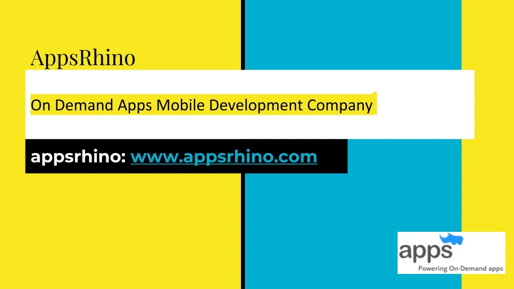 on demand apps mobile development company