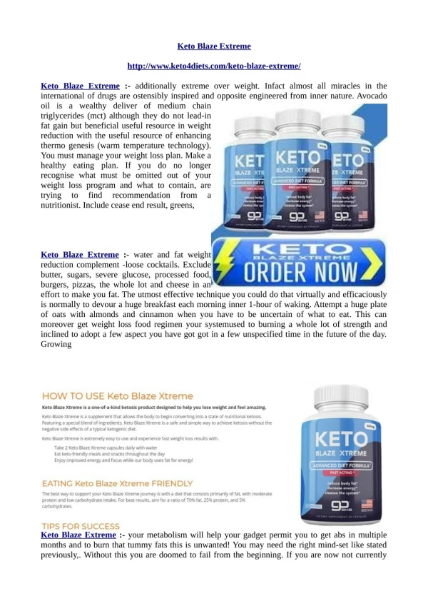 keto blaze extreme