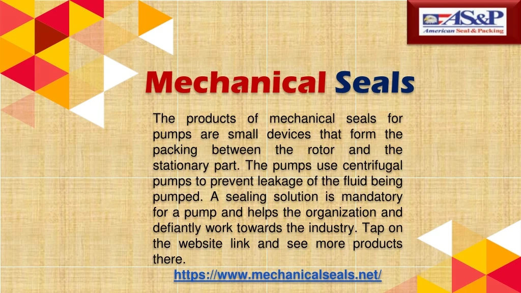 mechanical seals