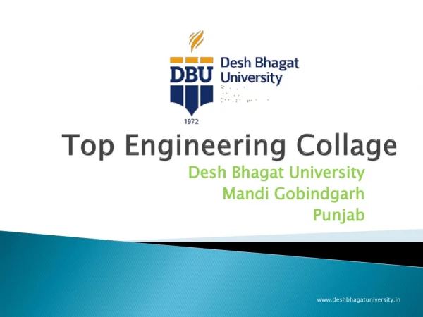 Top Engineering Collage In India