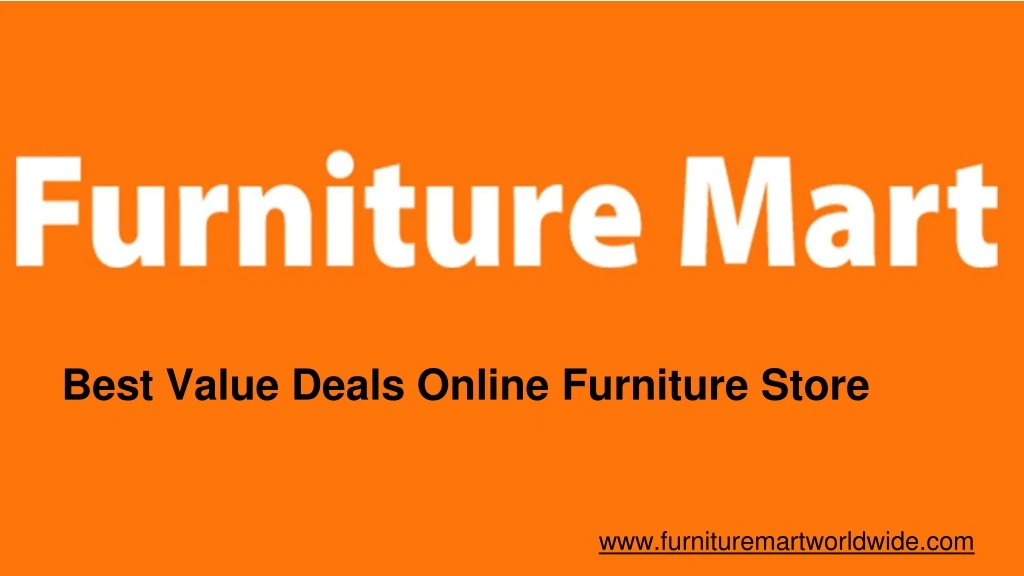 best value deals online furniture store