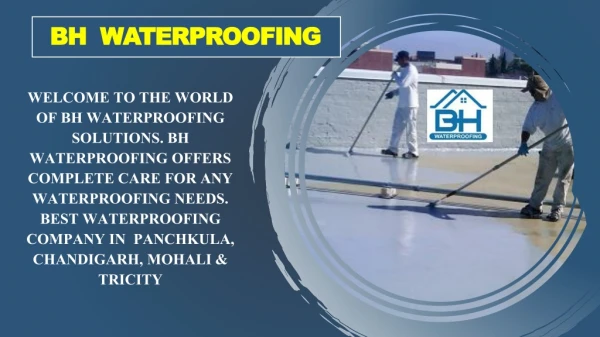 Waterproofing services in Mohali, Aerocity