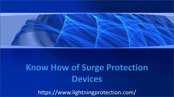 Know How of Surge Protection Devices