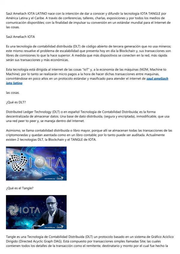 sa l ameliach iota latino nace con la intenci