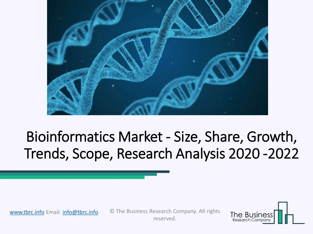 bioinformatics market bioinformatics market size