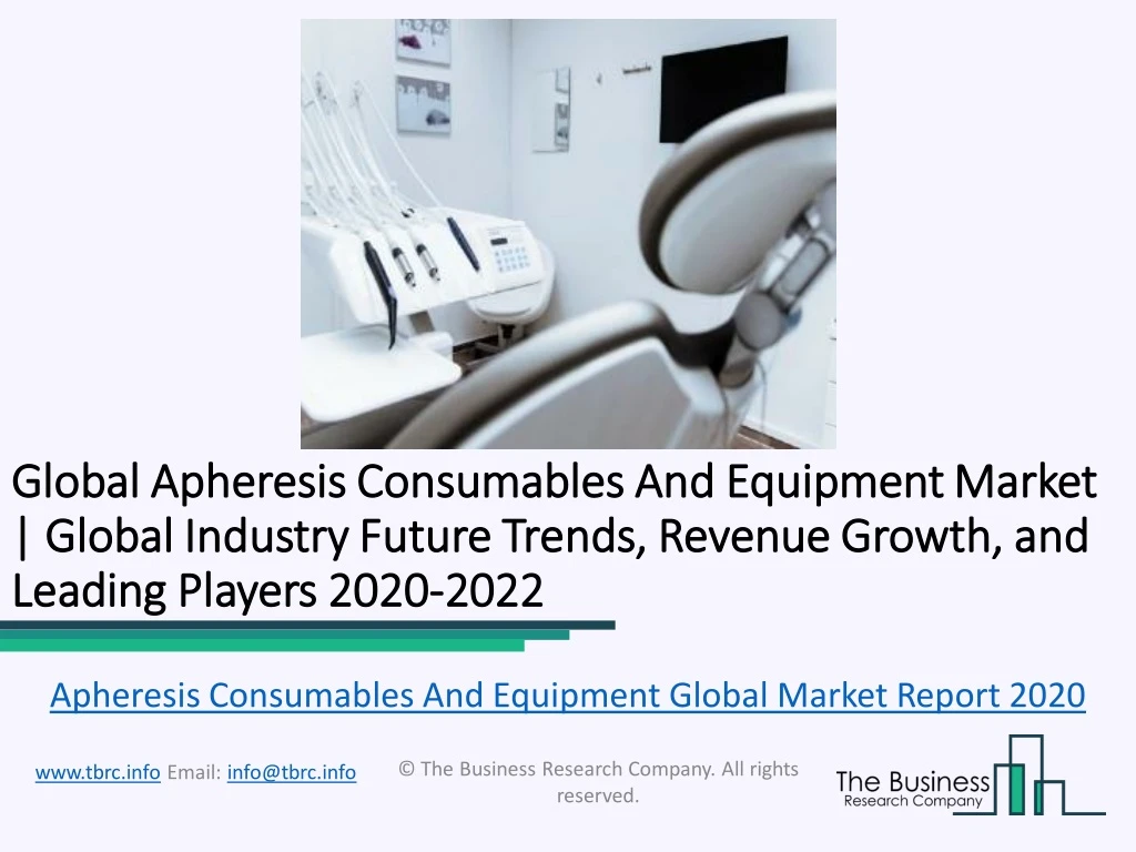 global global apheresis consumables and equipment