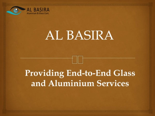 Services for Glass Works and Aluminium Windows Dubai