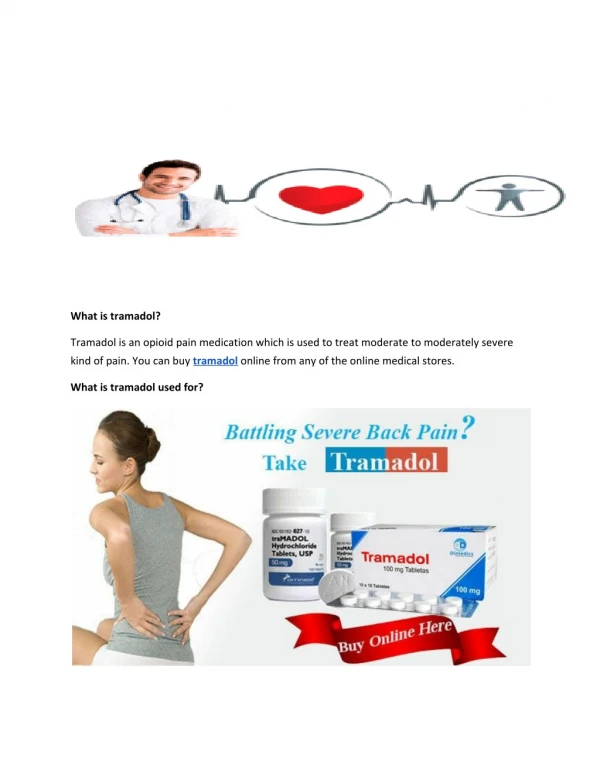 what is tramadol