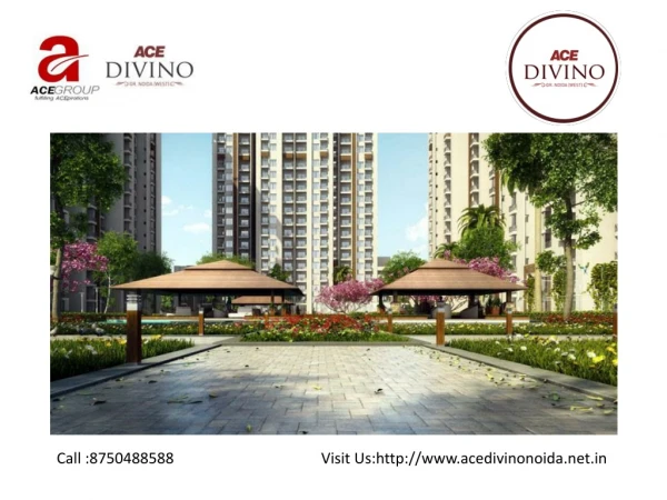Ace Divino Noida Extension ¾ BHK Apartment | 8750488588
