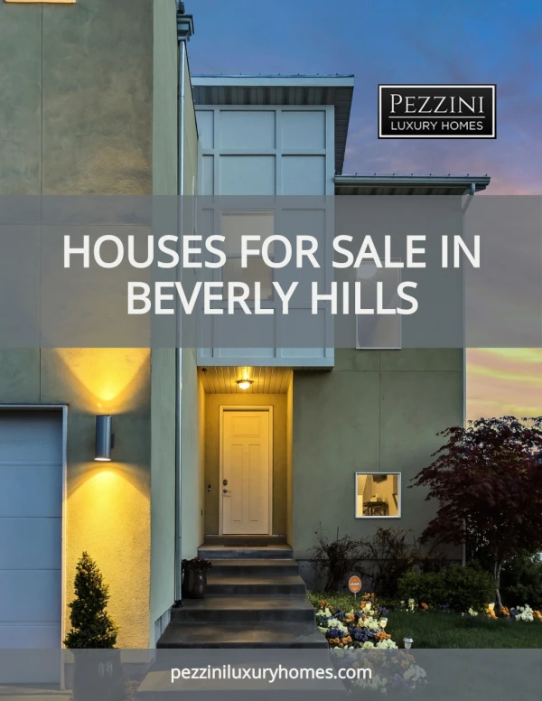 Houses For Sale In Beverly Hills