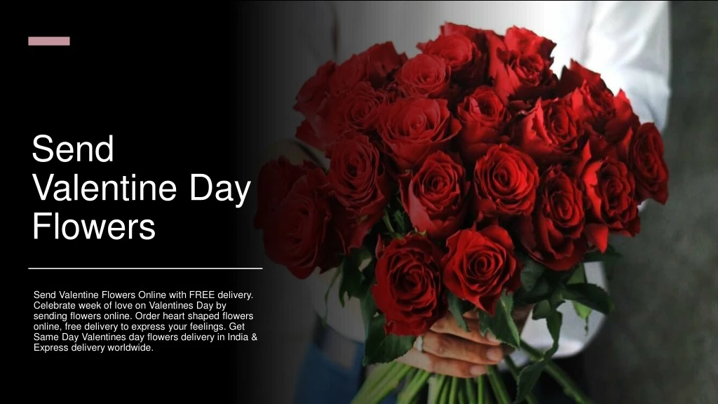 send valentine day flowers