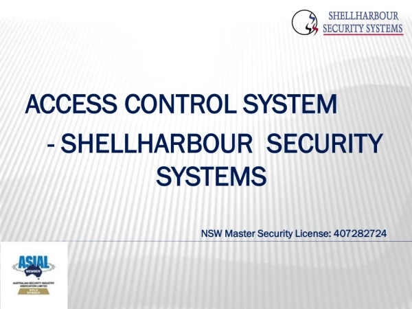 Access Control System in Wollongong | Shellharbour Security Systems