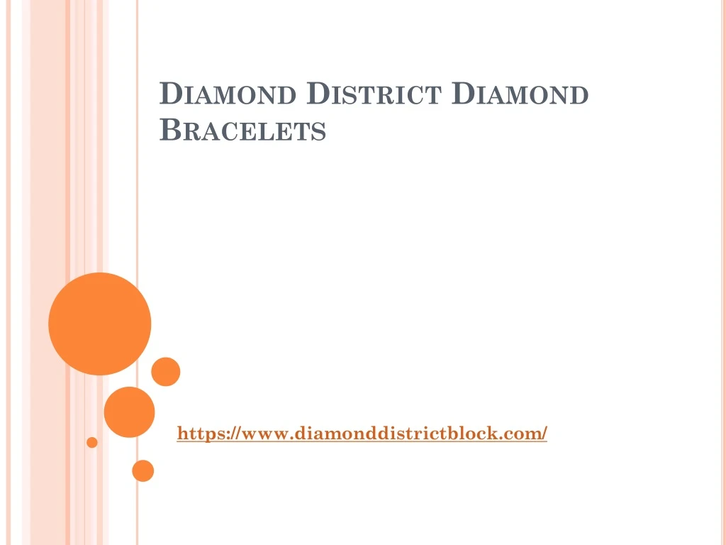 diamond district diamond bracelets