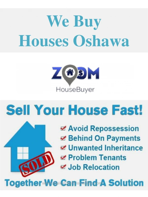 We Buy Houses Oshawa