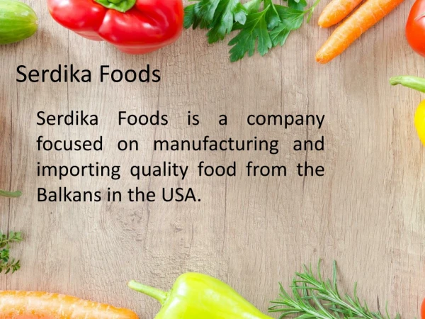 Serdika Foods - your grocery store
