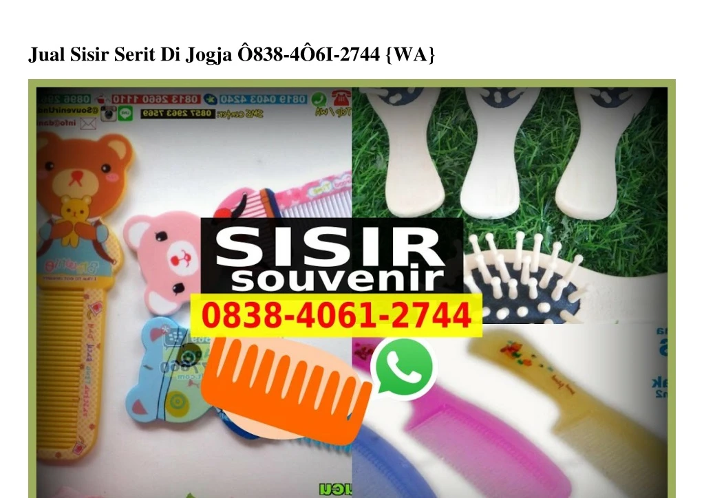 jual sisir serit di jogja 838 4 6i 2744 wa