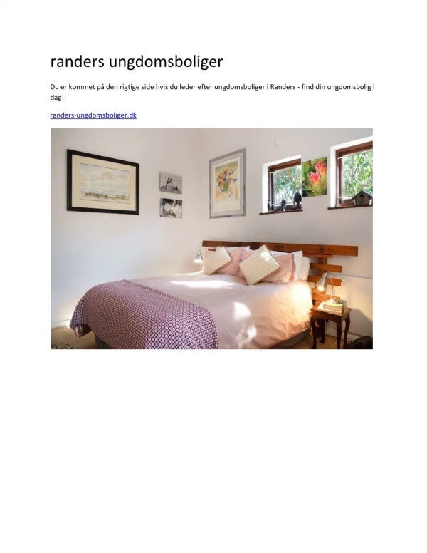 randers ungdomsboliger