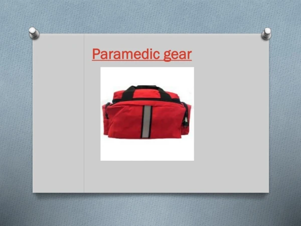 paramedic gear