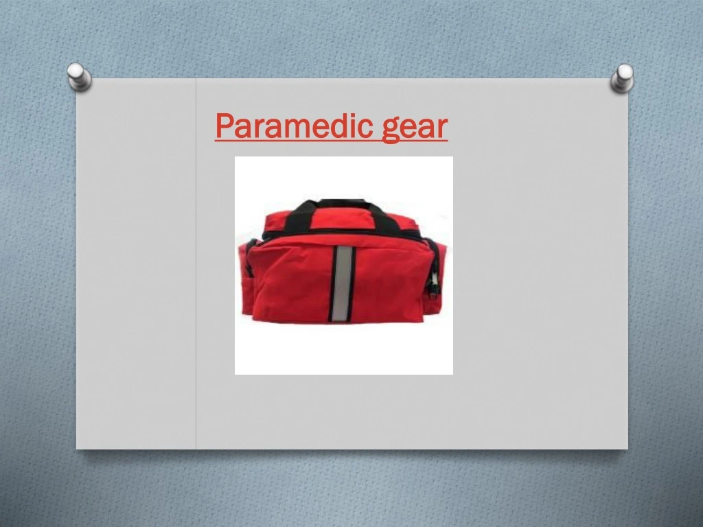 paramedic gear