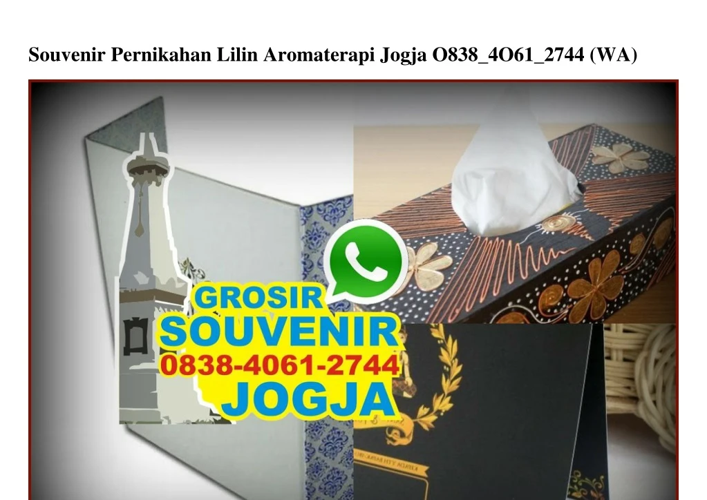 souvenir pernikahan lilin aromaterapi jogja o838