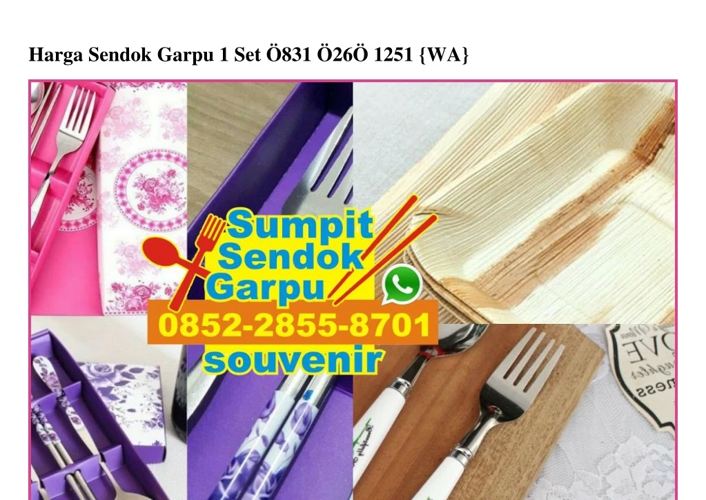 harga sendok garpu 1 set 831 26 1251 wa