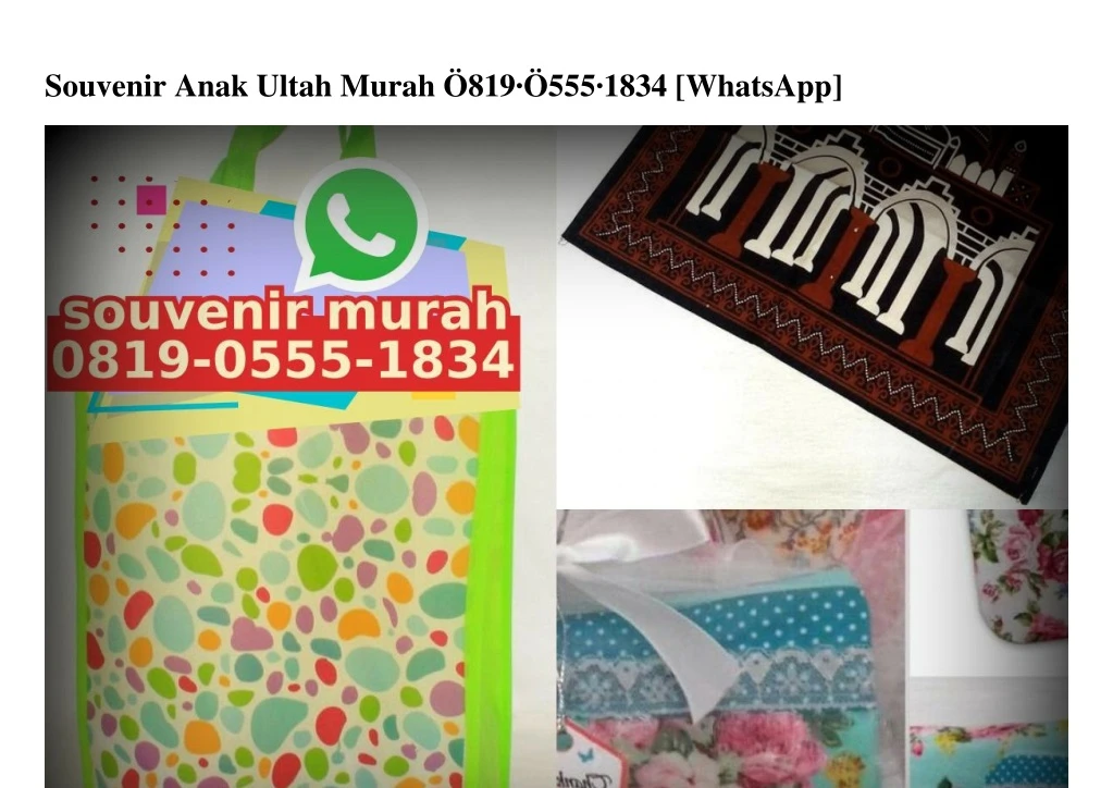 souvenir anak ultah murah 819 555 1834 whatsapp