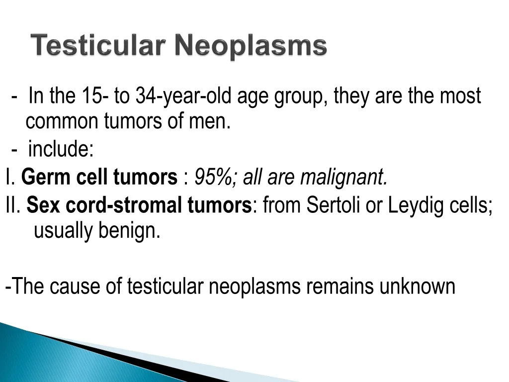 testicular neoplasms