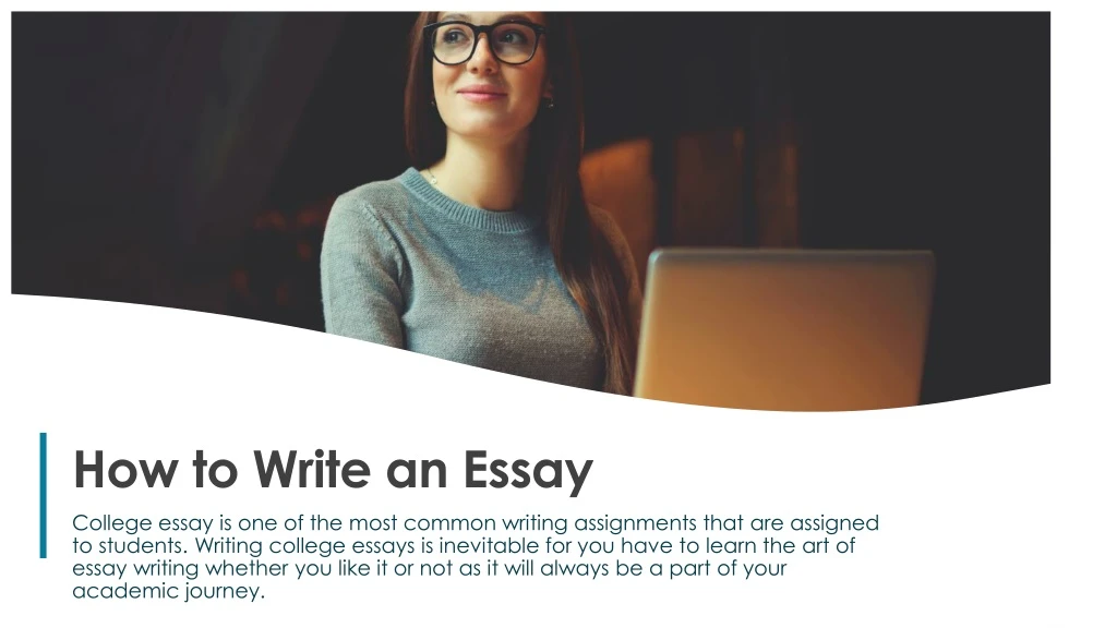 how to write an essay