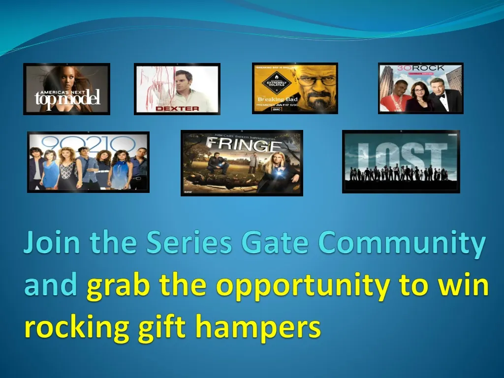 join the series gate community and grab the opportunity to win rocking gift hampers